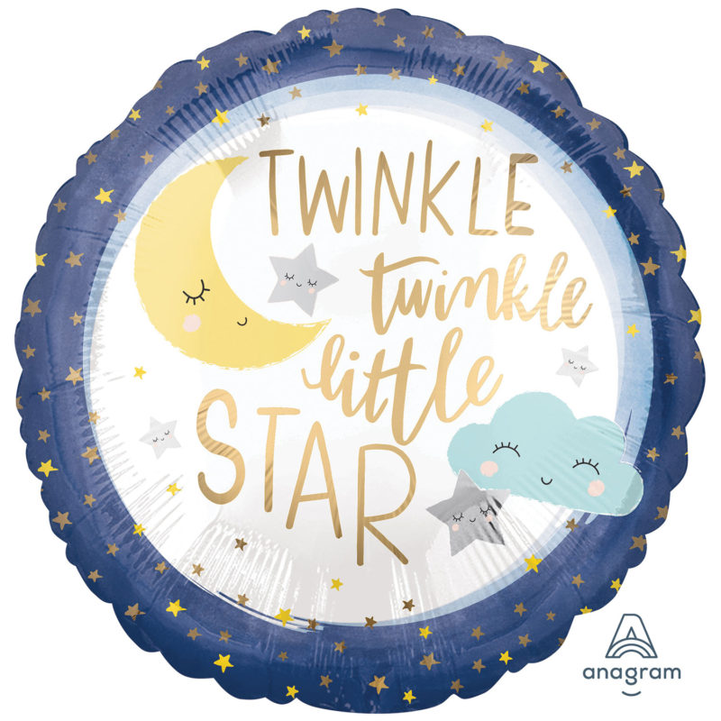 60302-3850601-1-3-1500+ twinkle little star 18" foil balloon