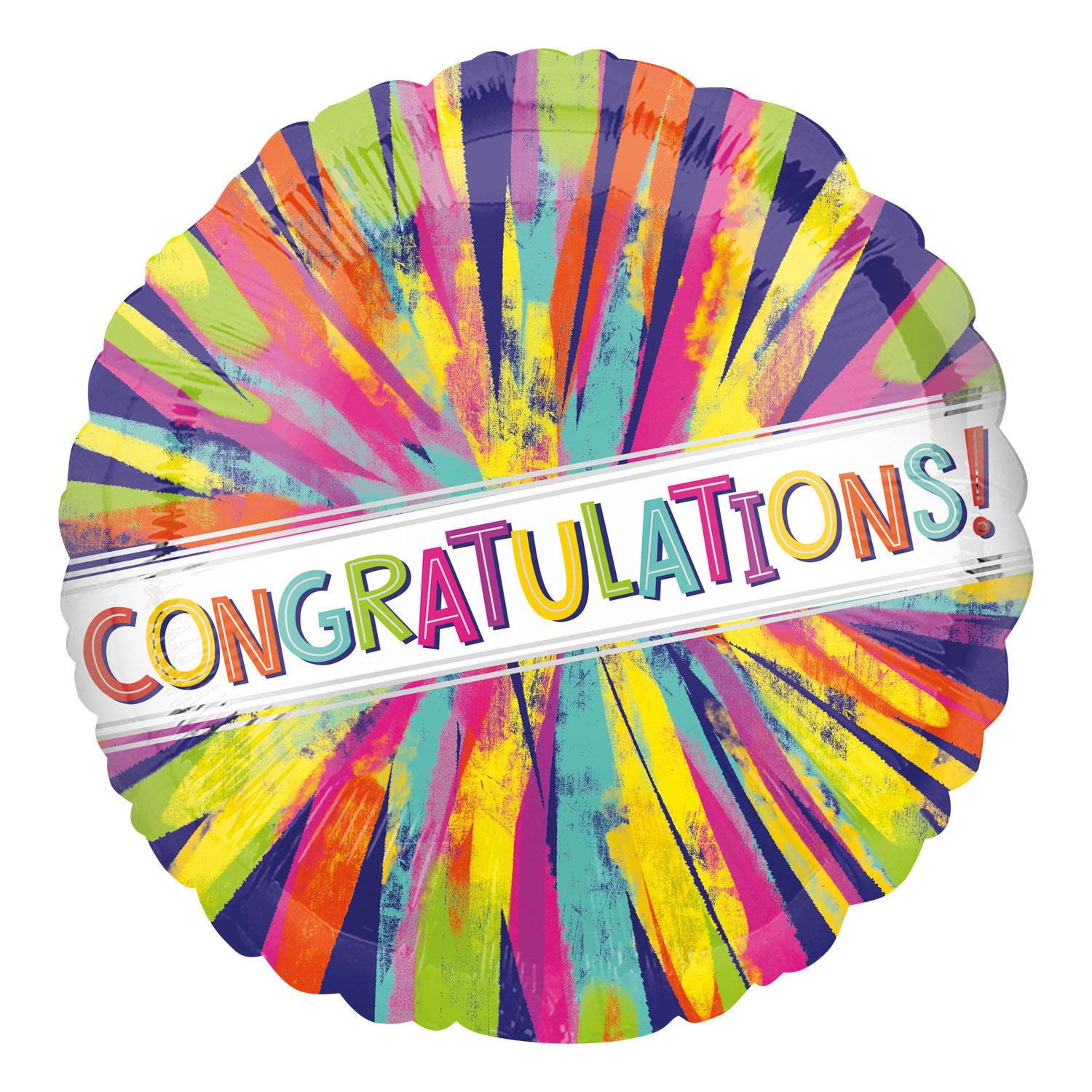 63016-4113901-1-3-1500+ painterly burst congratulations 18" foil balloon
