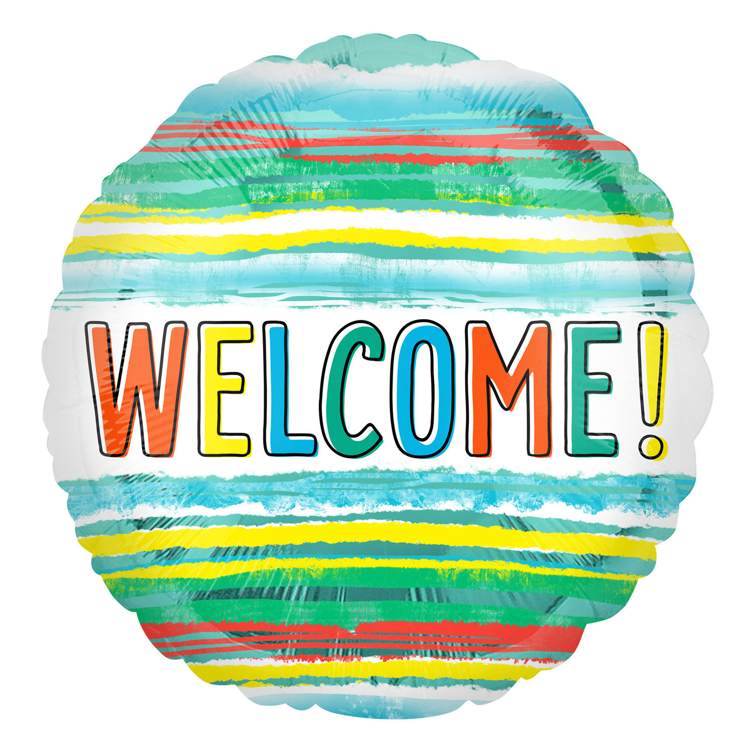 63128-4117601-1-3-1500+ welcome watercolour stripes 18" foil balloon