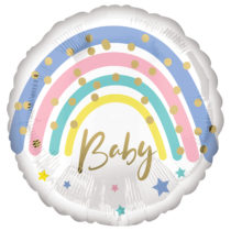 pastel rainbow baby 18" foil balloon