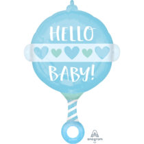 baby boy rattle standard shape