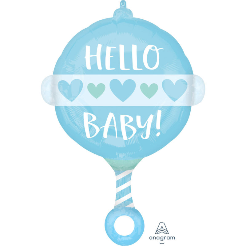 baby boy rattle standard shape