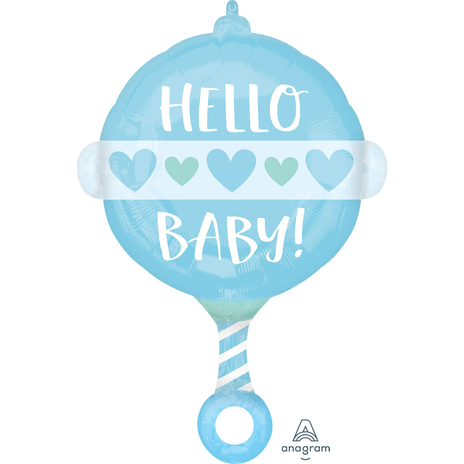baby boy rattle standard shape