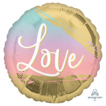 sunset love standard 18" foil balloon