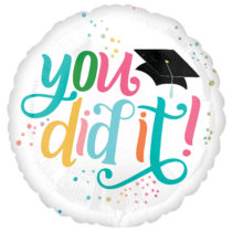 you did it 18" foil balloon