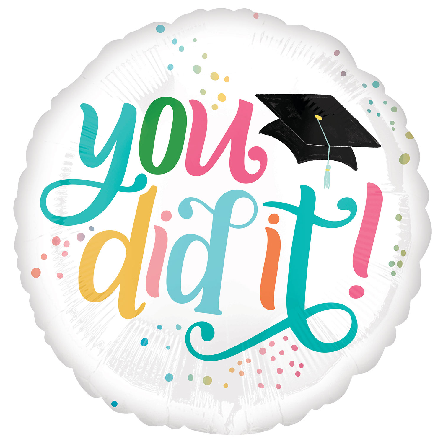69754-4443301-1-3-1500+ you did it 18" foil balloon