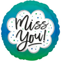 miss you ombre 18" foil balloon