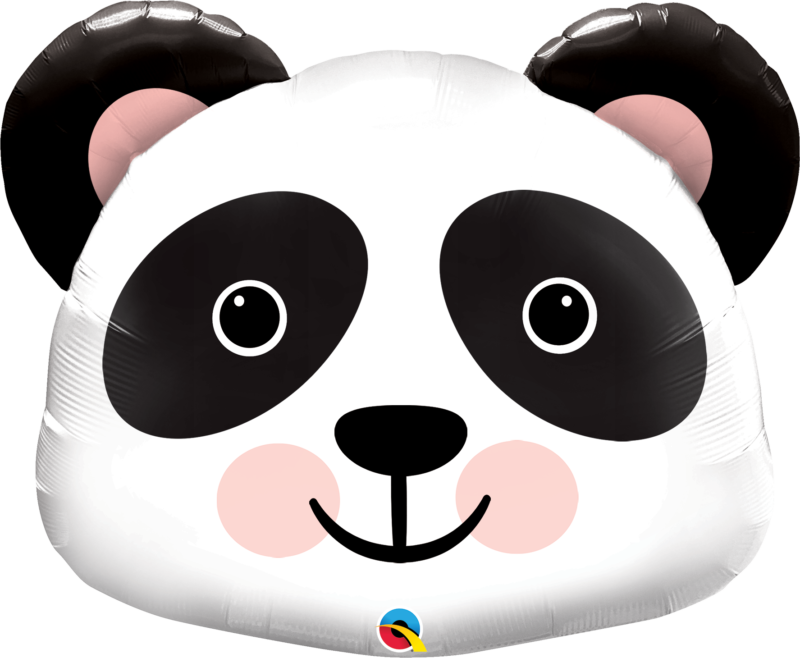 87943_87946B precious panda 31'' foil shape qualatex