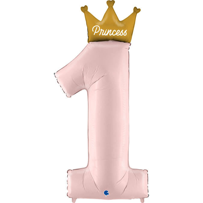 G72103-My-1st-Birthday-Princess 1st birthday princess pink foil balloon