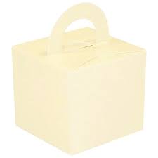 download (4) 10 X IVORY CUBE BALLOON WEIGHT OR FAVOUR BOX