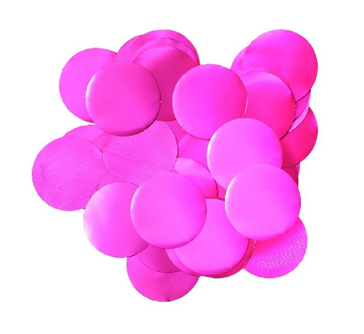 fuchsia Oaktree fuchsia metallic confettti
