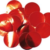 oaktree red metallic confetti