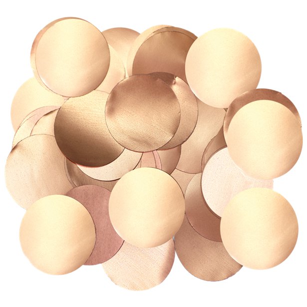 rose gold ROSE GOLD METALLIC FOIL CONFETTI | OAKTREE CONFETTI