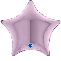 lilac 4" air-fill star foil balloon