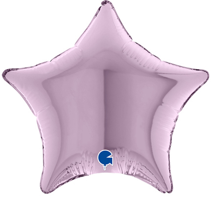 lilac 4" air-fill star foil balloon