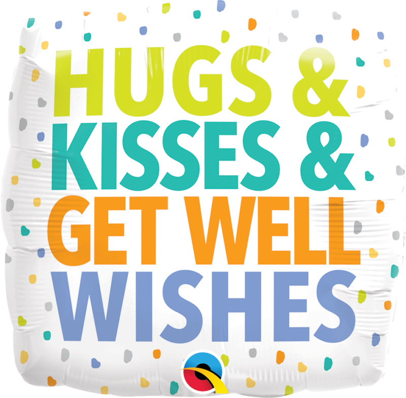18856_18858B hugs kisses get well wishes 18'' qualatex