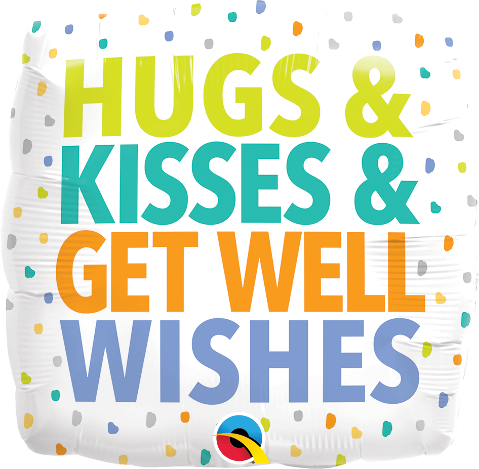 18856_18858B hugs kisses get well wishes 18'' qualatex