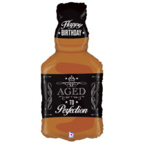 aged to perfection shape foil balloon