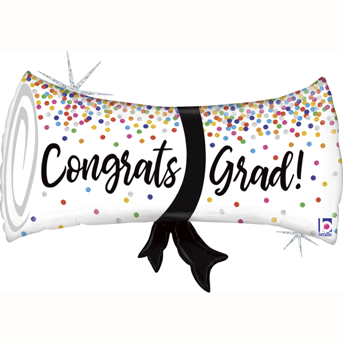 35773GH-Grad-Confetti-Diploma CONGRATS GRAD DIPLOMA