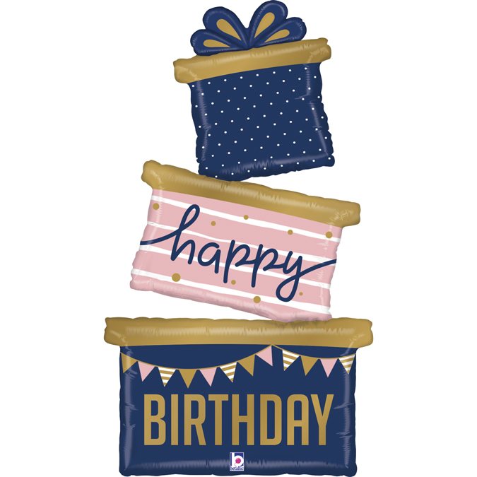 35963-Navy-Birthday-Gift-Trio navy birthday gift trio foil shape