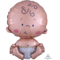 welcome baby supershape foil balloon