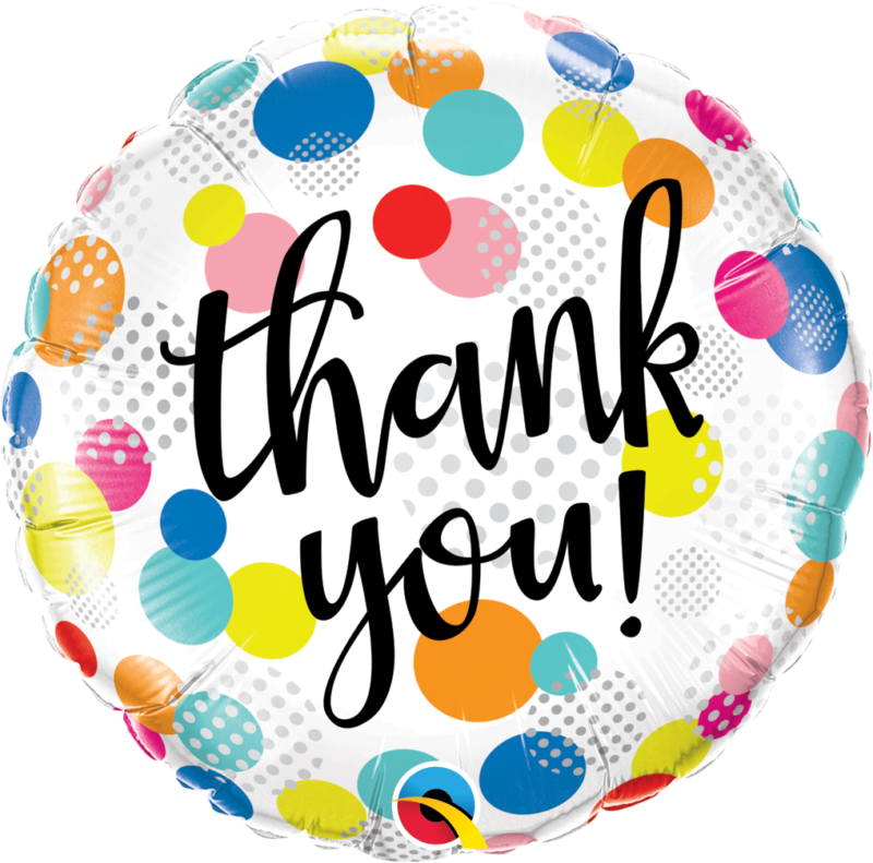 49207_49214B_F&B thank you dots upon dots qualatex 18''
