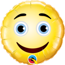 smiley face 9'' mini foil