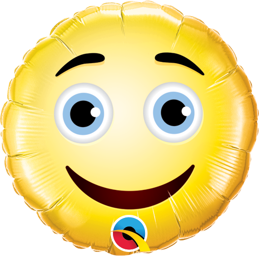 49411B_F&B smiley face 9'' mini foil