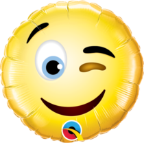 smiley wink 9'' mini foil