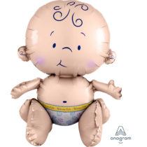 sitting baby multi balloon
