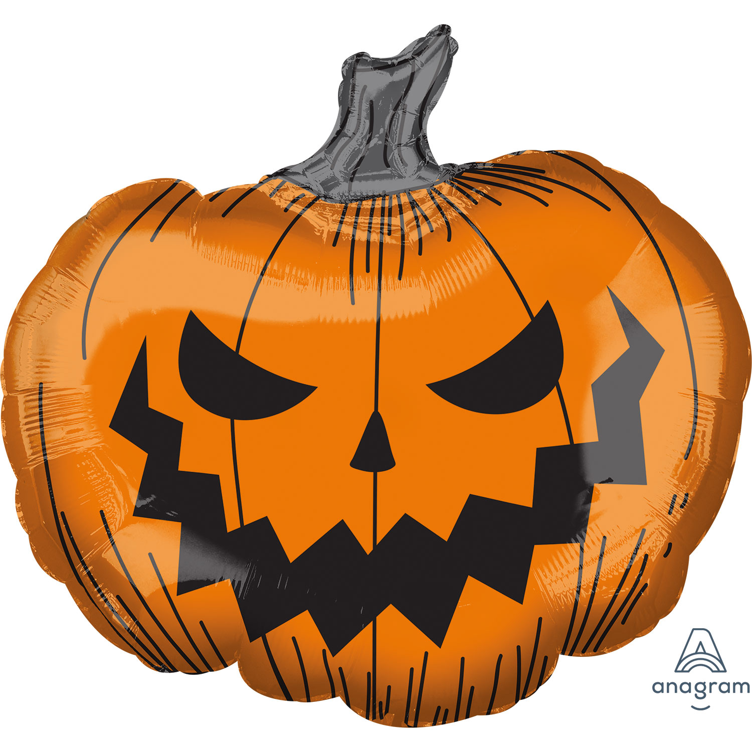 61846-4004101-1-3-1500+ hallows' eve pumpkin supershape foil balloon
