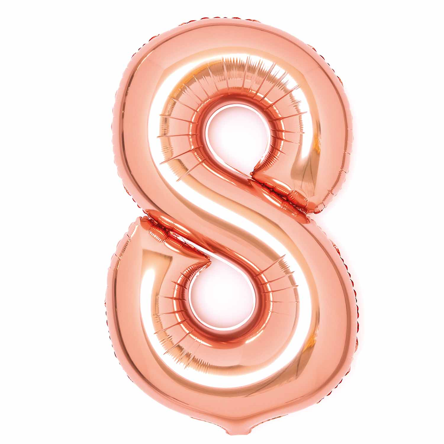 72541-9913091-1-3-1500+ Amscan Large Number 8 Rose Gold Foil