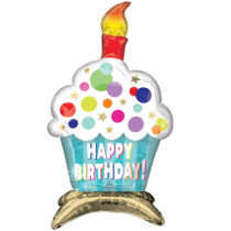 cupcake multi air fill foil balloon