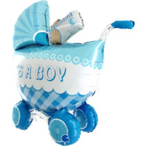 it's a boy buggy 3D shape foil balloon