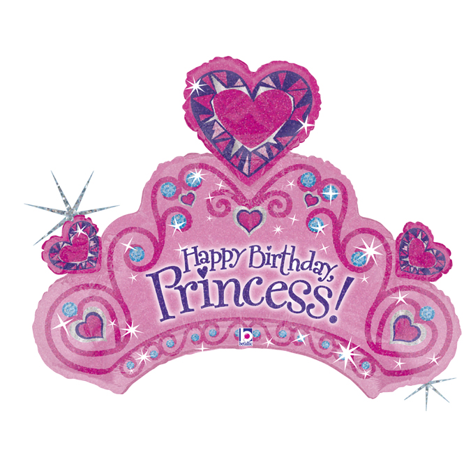 85589H-Happy-Birthday-Tiara happy birthday tiara foil balloon shape