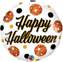 halloween sparkly dots mini