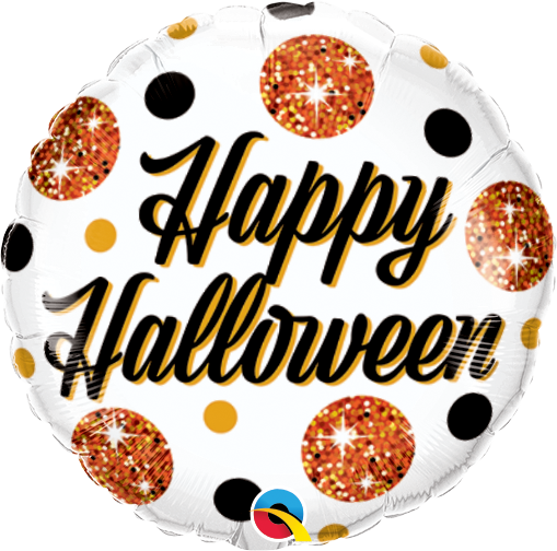 89740B halloween sparkly dots mini
