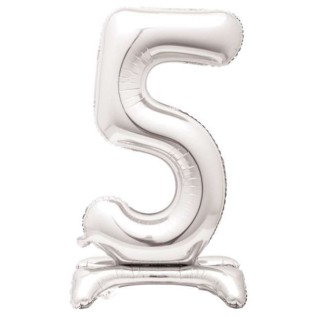 STAND UP NUMBER 5 IN SILVER