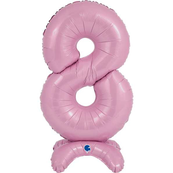 standupp8 stand up number 8 in pink