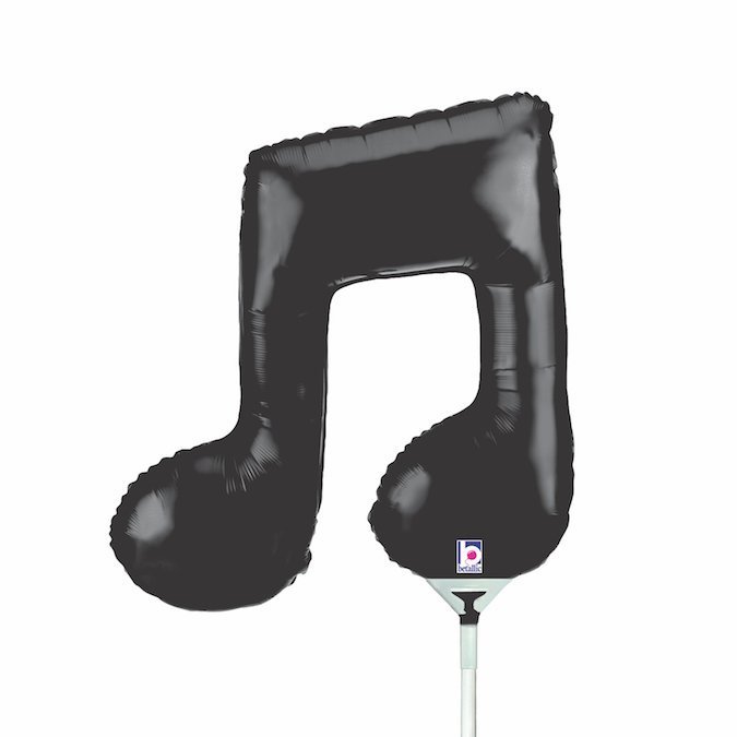 19354-Music-Note-Double-Black music note double black mini shape