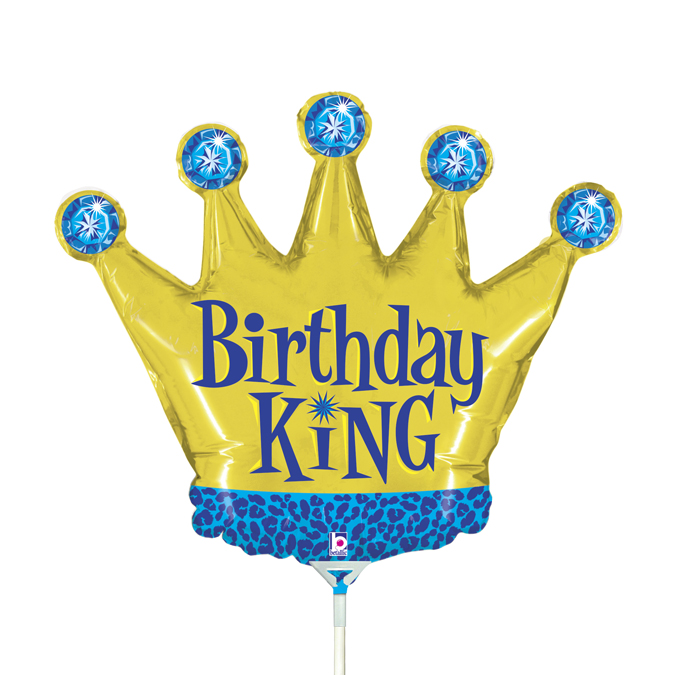 19367-Birthday-King birthday king mini shape