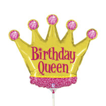 birthday queen mini shape