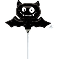 halloween black bat mini shape