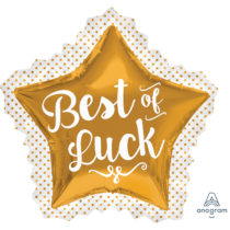 best of luck supershape foil balloon
