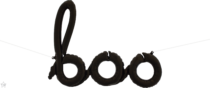 Boo Script 42 in - Black