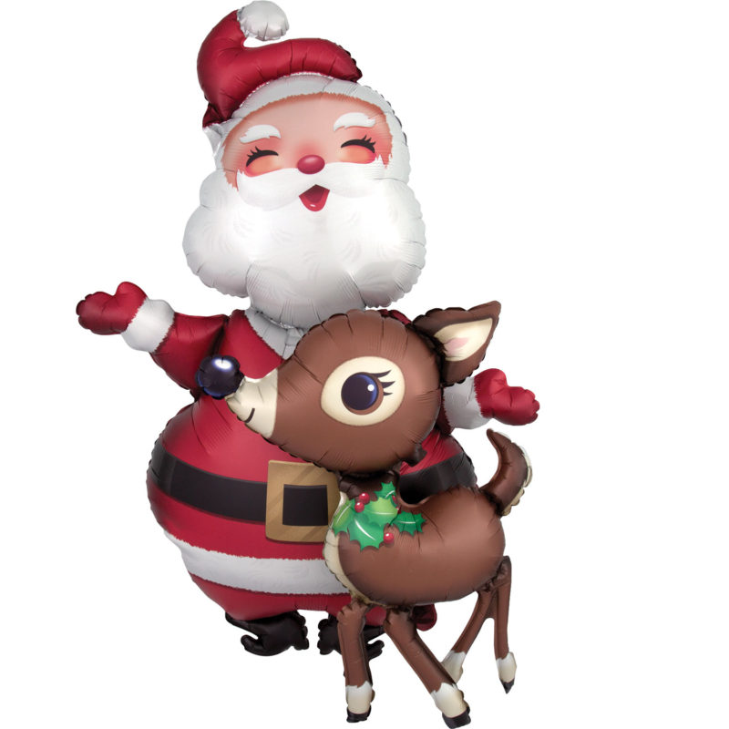 59819-3829601-1-3-1500+ Santa & Reindeer AirWalker