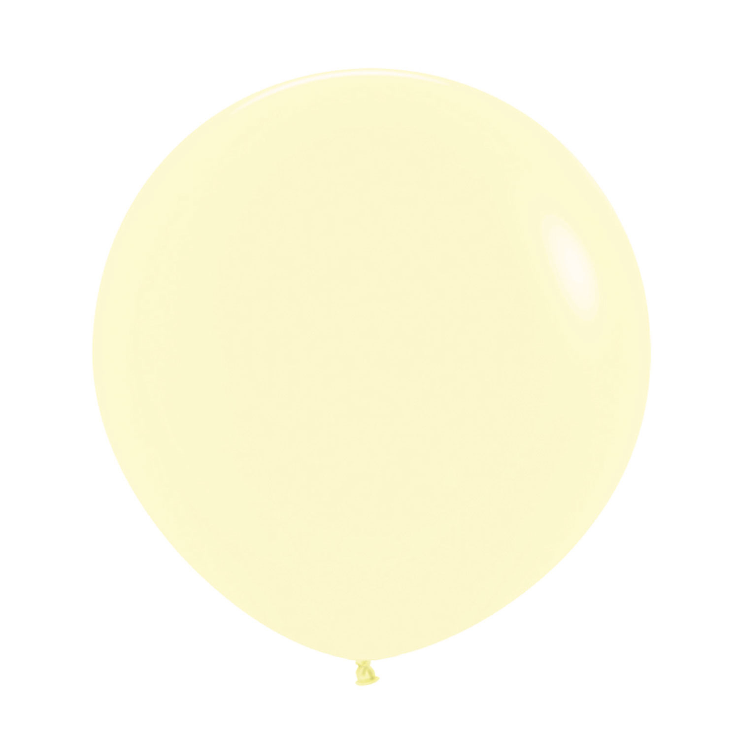 pastel matte yellow 36" latex balloon