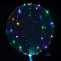 crystal clearz multi colour LED balloon