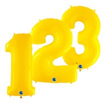 Yellow - Jumbo Foil Numbers