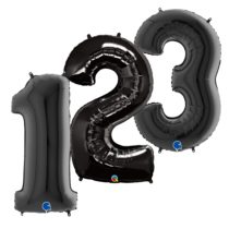 Black Jumbo Foil Numbers